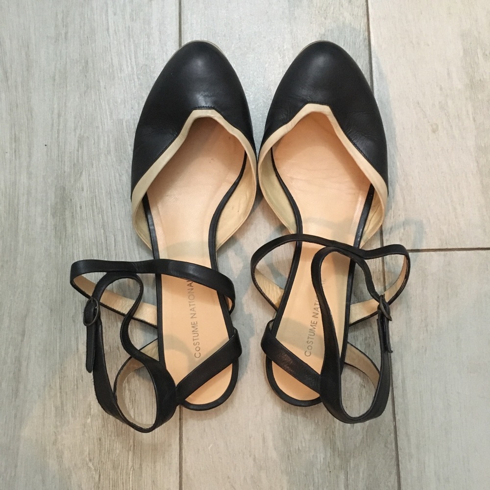 Costume National Two Tone Flats